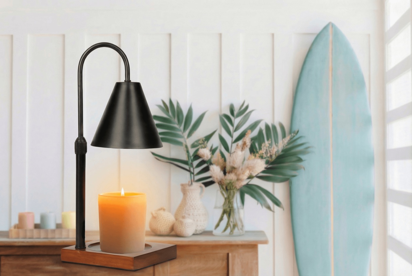 Guests enjoying a thoughtfully scented Airbnb living space